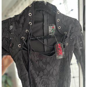 RARE Vintage with tags Lip Service x Hot Topic Size S Perfect Condition